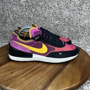Nike Waffle One Active Men's Size 9.5 Fuchsia University Gold Black DA7995-600